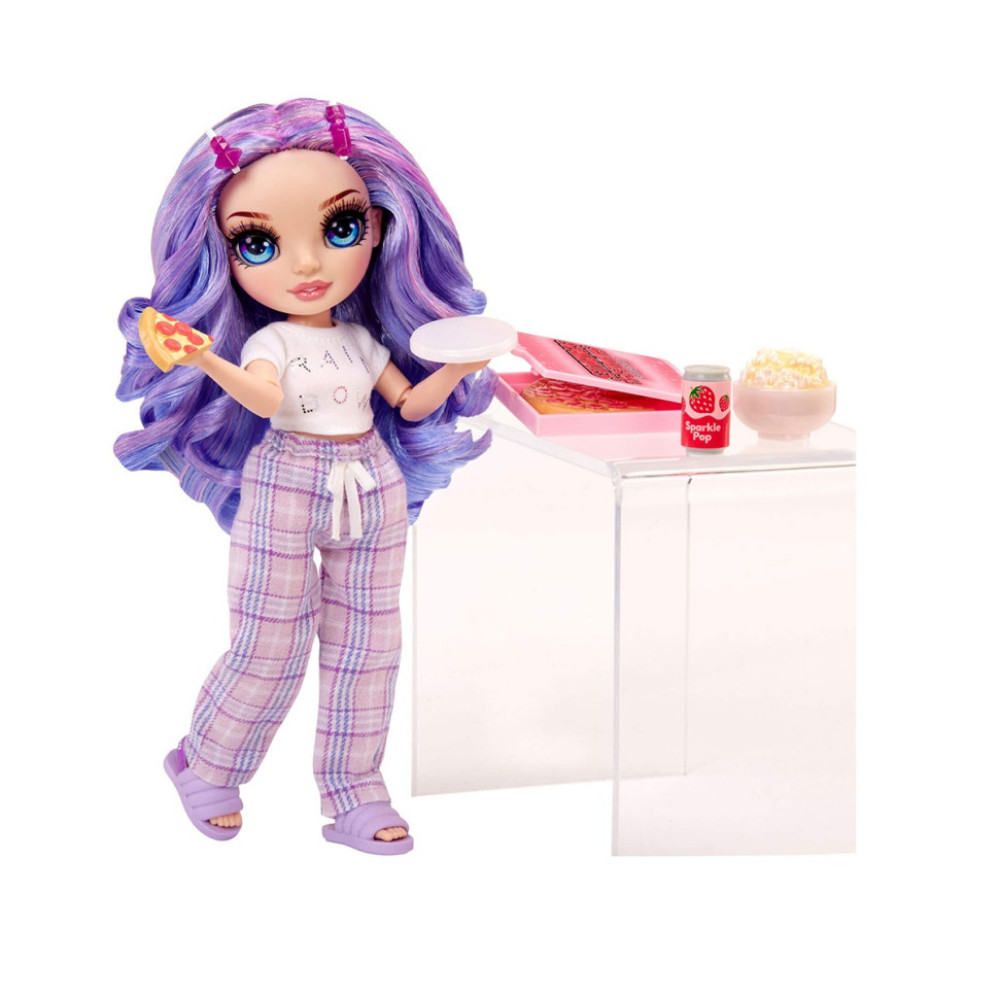 Лялька дитяча "Віолетта" Rainbow High 503705 серії "Junior High PJ Party" з аксесуарами
