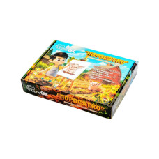 Дерев'яний пазл-розмальовка А5 "Порося" Puz-22939 пензлик, фарби, клейка плівка