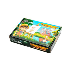 Дерев'яний пазл-розмальовка А5 "Гусочка" Puz-22937 пензлик, фарби, клейка плівка