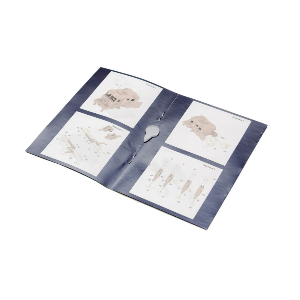 Дерев'яний 3D конструктор "Пожежна машина" Puz-00921, 318 деталей