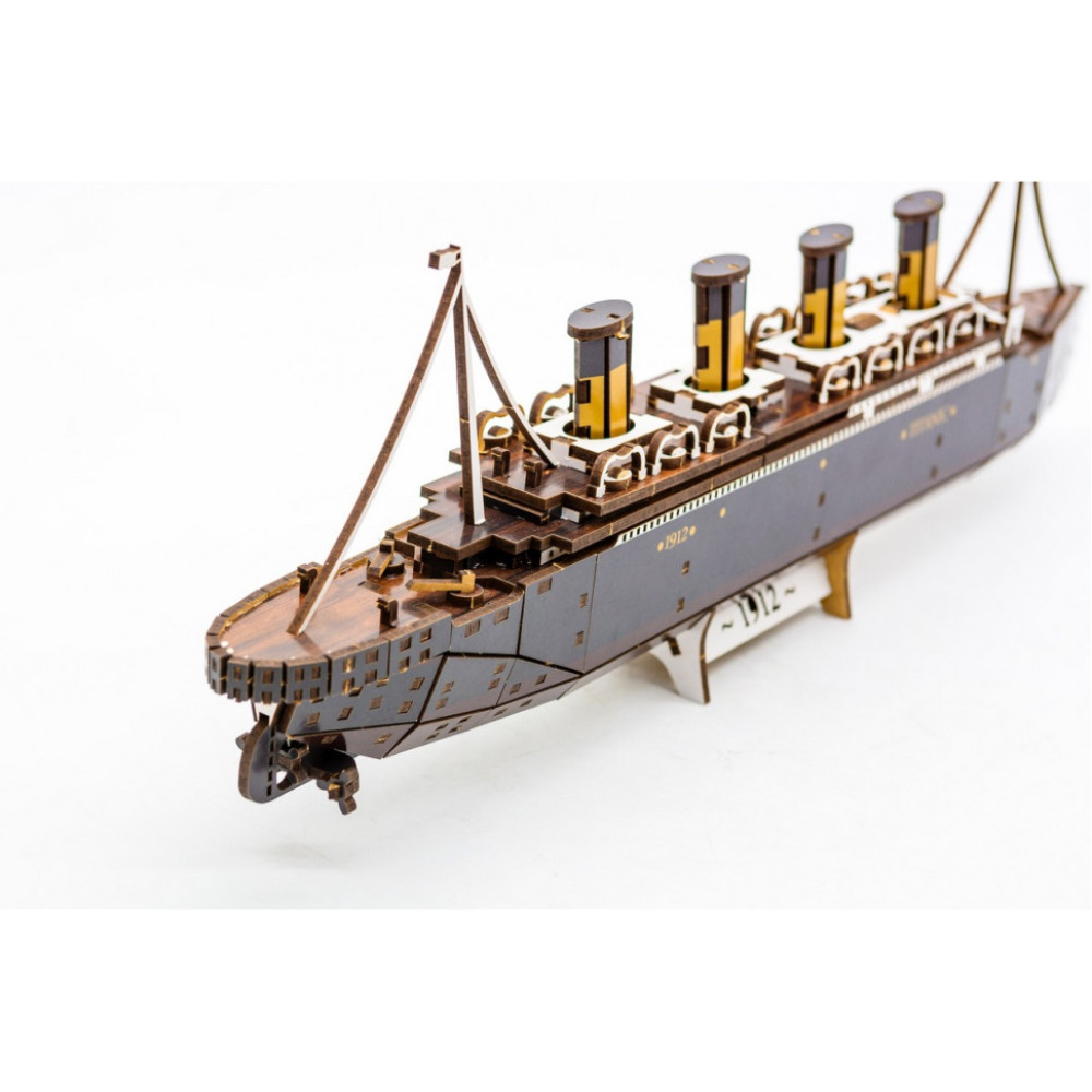 Деревянный 3D конструктор "Титаник" Арт-26912, 269 деталей