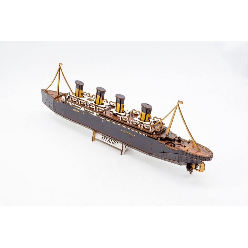 Деревянный 3D конструктор "Титаник" Арт-26912, 269 деталей
