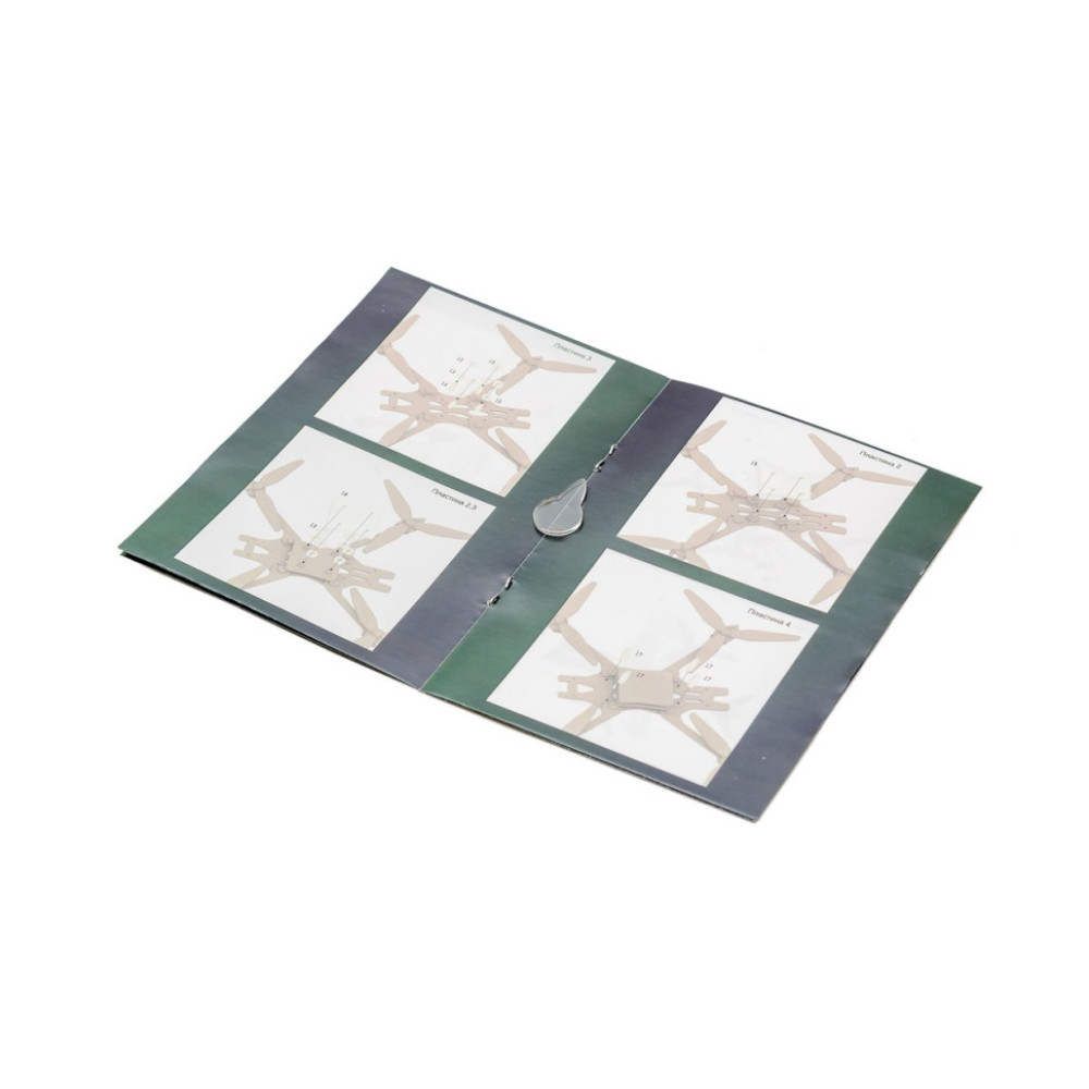 Деревянный 3D конструктор "FPV дрон" Puz-00923, 95 деталей