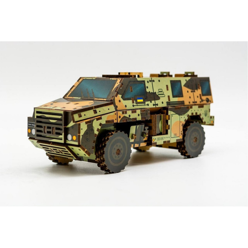 Дерев'яний 3D конструктор "Бушмайстер" 139-0209, 139 деталей