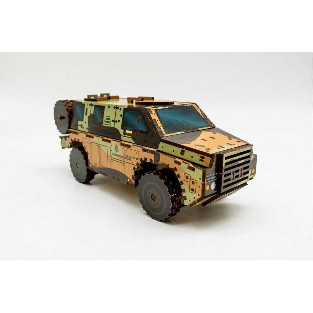 Дерев'яний 3D конструктор "Бушмайстер" 139-0209, 139 деталей