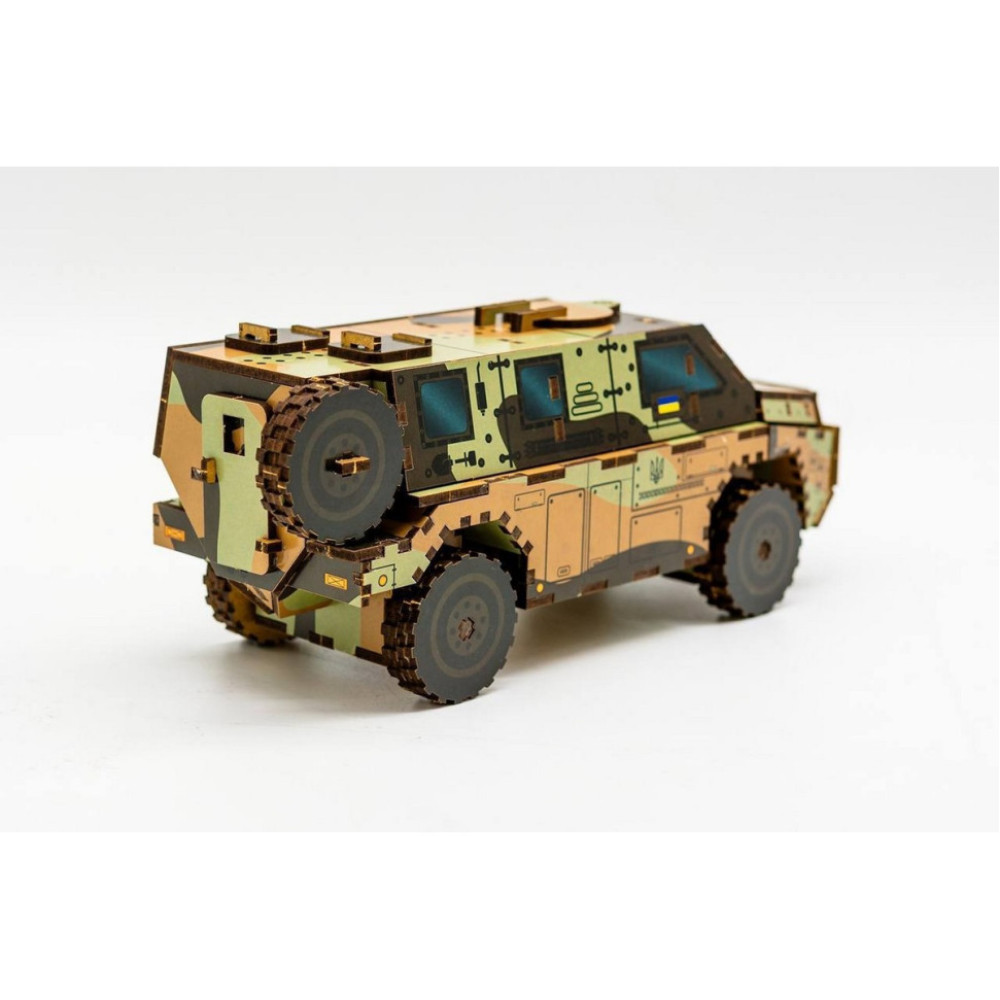 Дерев'яний 3D конструктор "Бушмайстер" 139-0209, 139 деталей