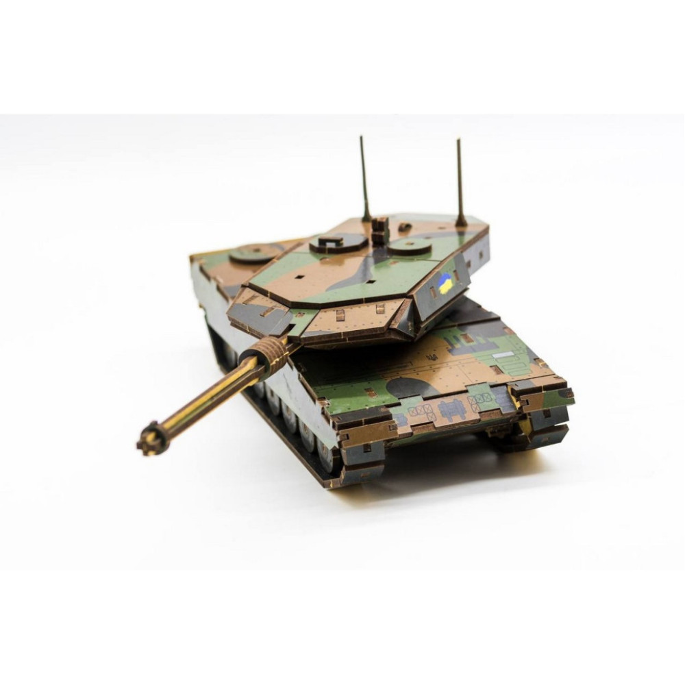 Дерев'яний 3D конструктор "Танк Леопард" 206-0260, 206 деталей