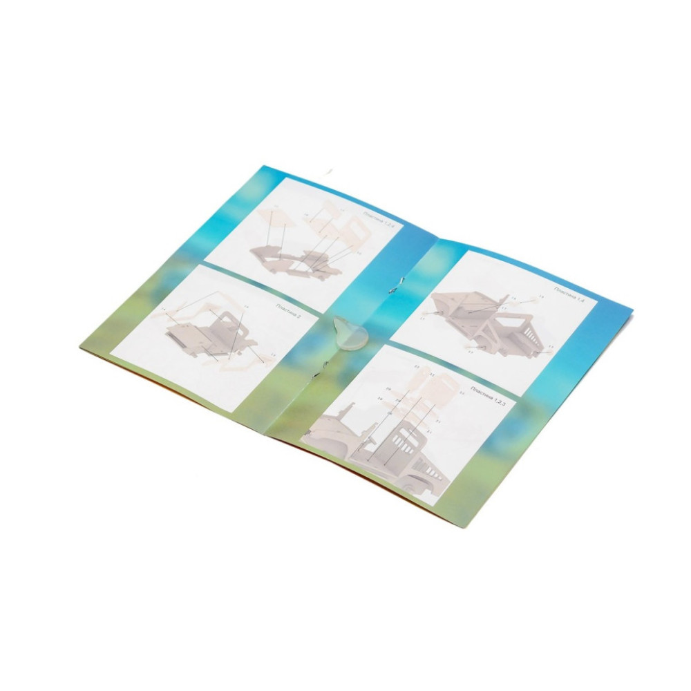 Дерев'яний 3D конструктор "Humvee" Puz-00927, 100 деталей