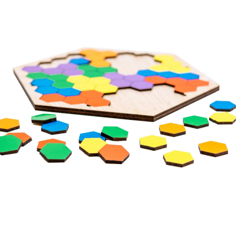 Настільна гра-пазл, що розвиває "Шестикутник" Арт-22079, 20 елементів