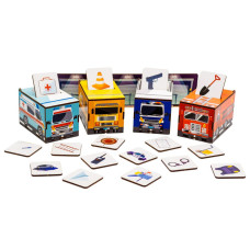 Детский Сортер Монтессори "Машинки" Puz-87873