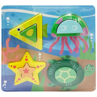 Детский деревянный пазл-вкладыш 3D "Морские Животные" C15057-5