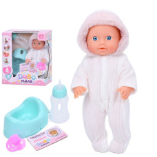 Детская Кукла-пупс "Чудо Малыш" YL2425B-H-DM-UA, пьет-писяет, горшок, бутылочка, соска