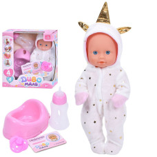 Детская Кукла-пупс "Чудо Малыш" YL2425B-B-DM-UA, пьет-писает, горшок, бутылочка, соска