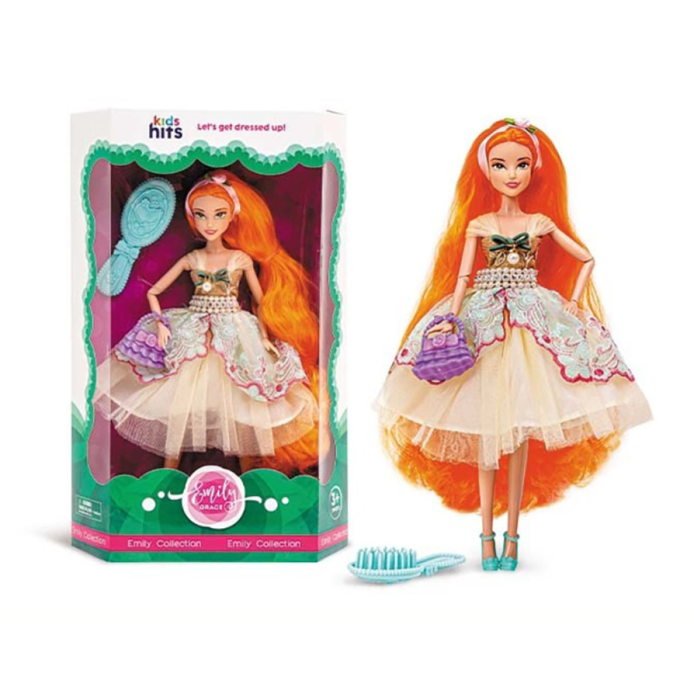 Дитяча іграшкова Лялька "Emily Romantic" KH23/014 з гребінцем