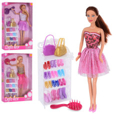 Детская игрушечная Кукла 8316 обувь, сумочка, расческа