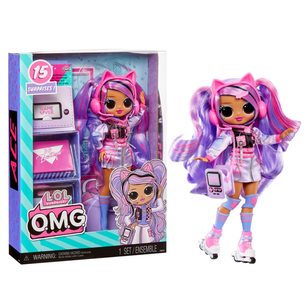 Дитяча лялька ігрова серії "O.M.G. S8 - Роллер Ейс" L.O.L. Surprise! 510383 з аксесуарами