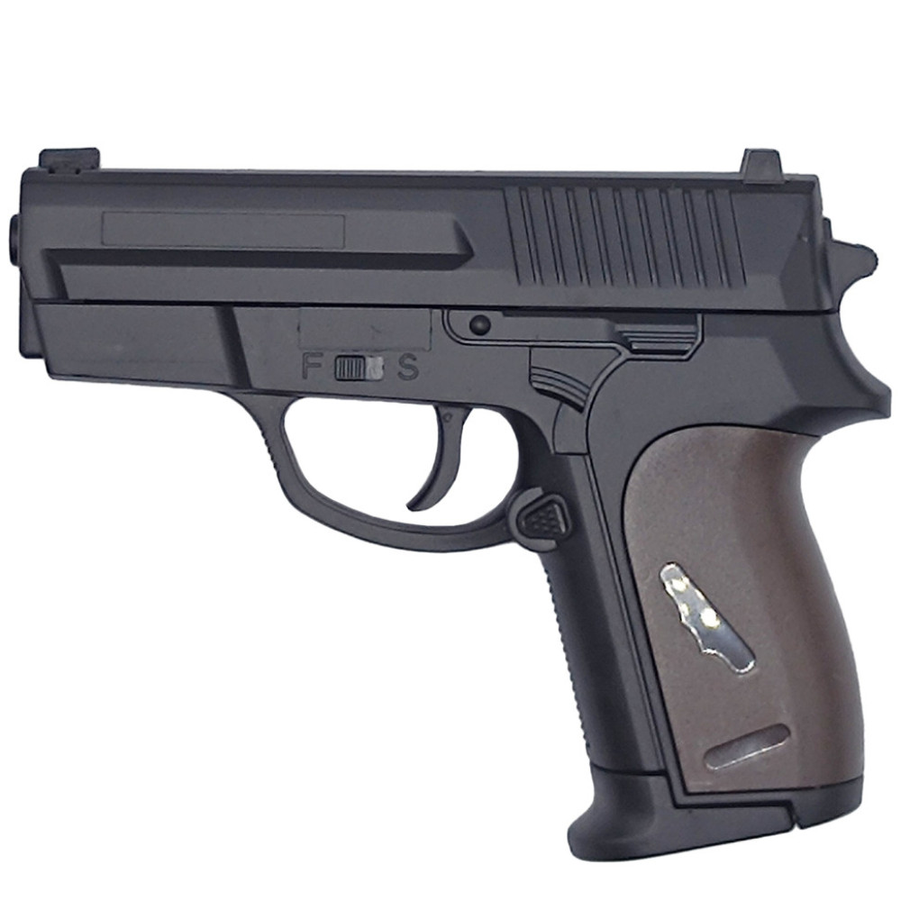 Дитячий пістолет P618 з кульками, чорний