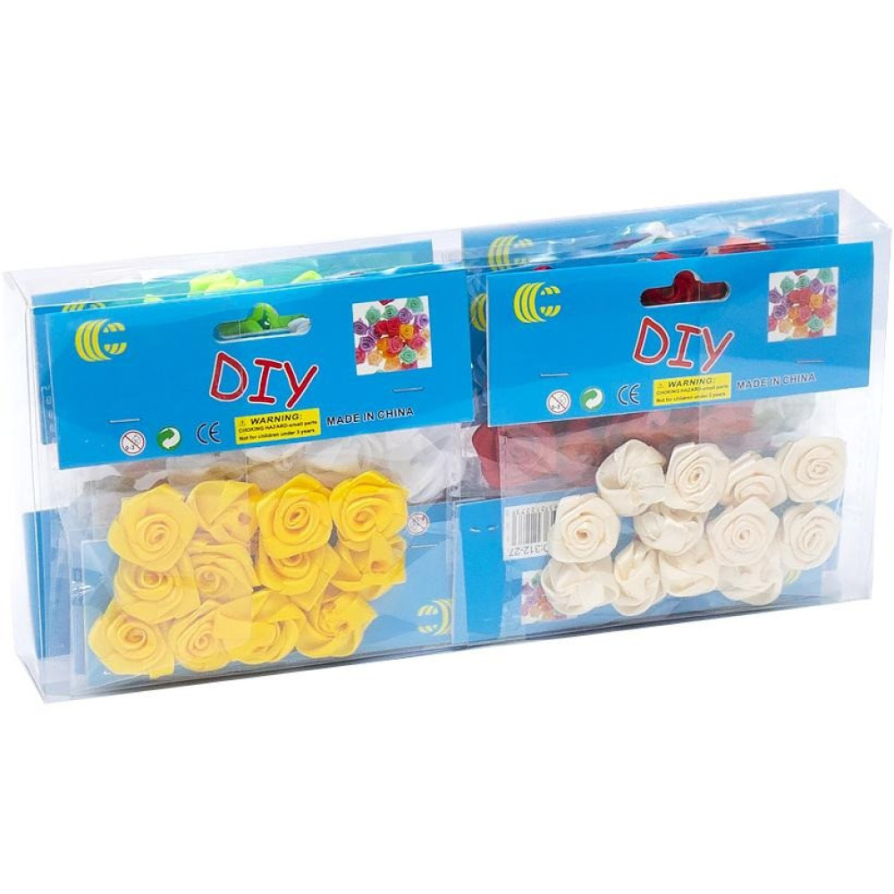 Творческий набор для аппликаций "Розочки" 312-27 размер 2,5 см, в ассортименте