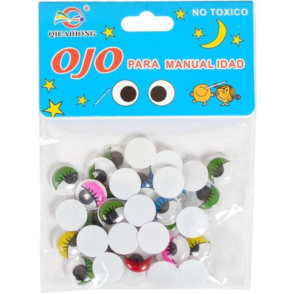 Творческий набор для аппликаций "Глаза" 106553 цветные, размер 1,2 см