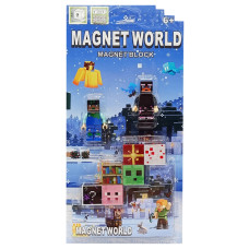 Дитячий магнітний конструктор "Блоки minecraft" S001-9