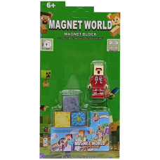 Дитячий магнітний конструктор "Блоки minecraft" S001-7