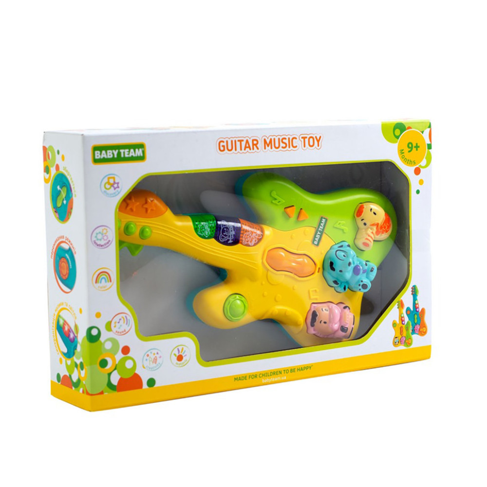 Детская музыкальная игрушка "Гитара" 8644_гітара_жовта