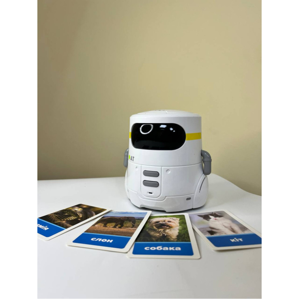 Умный робот с обучающими карточками AT-ROBOT 2 AT002-01-UKR сенсорное управление