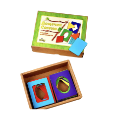 Вкладыши Доски Сегена "фигуры, цвета" (ПСД212) PSD212