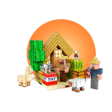 Дитячий магнітний конструктор "Майнкрафт" T9936, 73 деталі