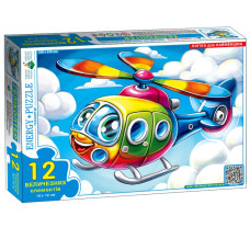 Пазл детский Вертолет 88182, 12 крупных элементов