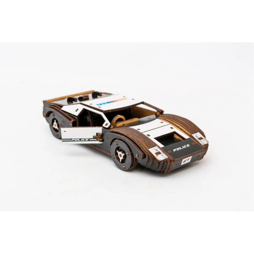 Дерев'яний 3D конструктор Fast car Gt Puz-26916, 164 деталей