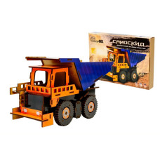 Дерев'яний 3D конструктор Самоскид Puz-00920, 96 деталей