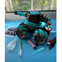 Танк на радіокеруванні KT907A(Turquoise) стріляє гелем, звук, світло