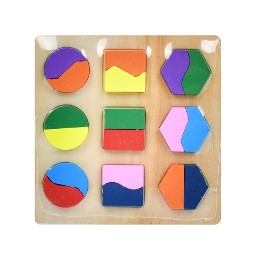 Детский деревянный сортер "Геометрика" MD 1545-3, 9 фигурок