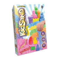 Креативна творчість "Кінетичний пісок KidSand" KS-04-04U коробка 600 г