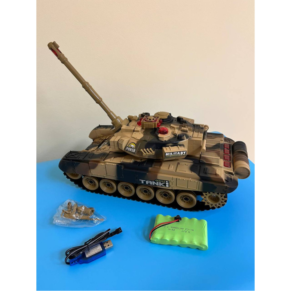 Танк на радиоуправлении 9995(Sand) звук, свет, подвижная кабина
