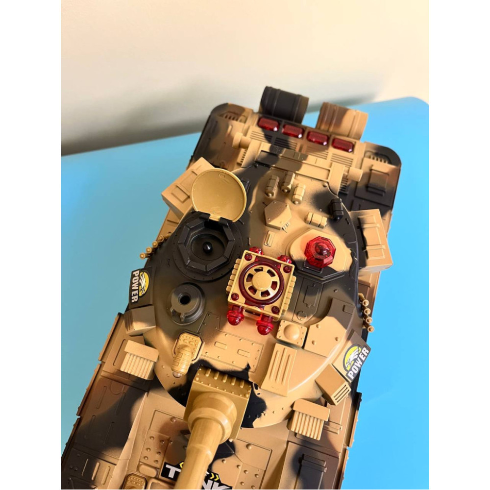 Танк на радиоуправлении 9995(Sand) звук, свет, подвижная кабина