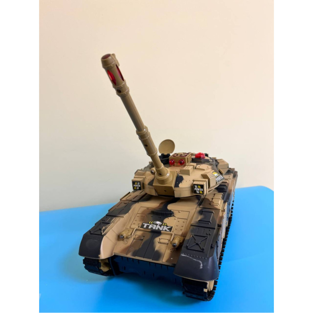 Танк на радиоуправлении 9995(Sand) звук, свет, подвижная кабина