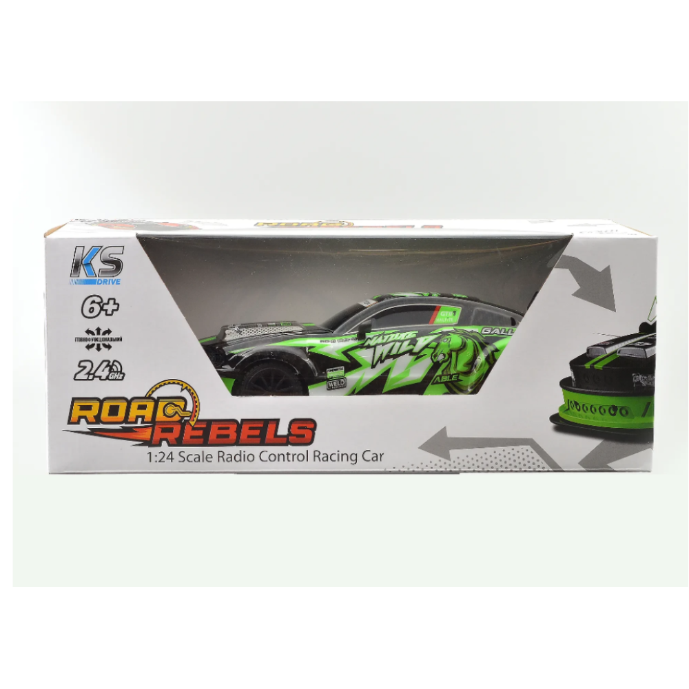 Автомобіль на радіокеруванні ROAD REBELS KS DRIVE 18599OB 1:24, 2.4 ГГц