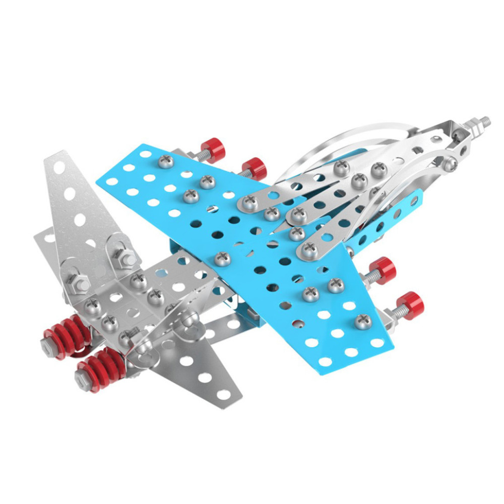 Дитячий металевий конструктор "Винищувач" 4937TXK 176 деталей