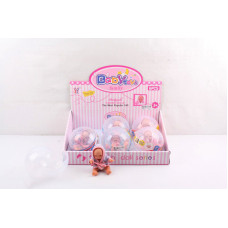 Маленька лялька-пупс 9909-3 у колбі