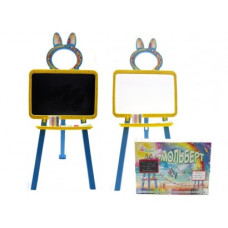 Дитяча дошка для малювання магнітна 013777/1 Жовто-блакитна