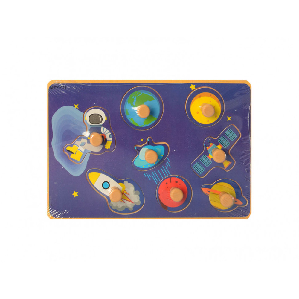 Развивающая игрушка Рамка-вкладыш MD 2384-01 деревянная