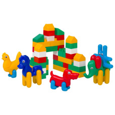 Дитячий конструктор з великими деталями "Зоо Блок" №4 1890, 59 деталей