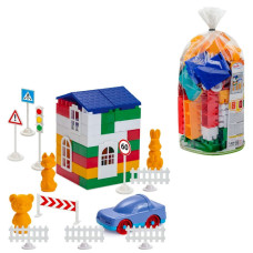 Дитячий конструктор "Лідер" №2 1-220, 80 великих деталей