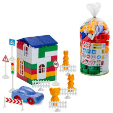 Дитячий конструктор "Лідер" №3 1-052, 100 великих деталей