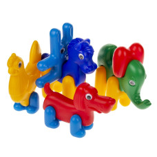 Дитячий конструктор-пазл "Зоо-Логіка": звірятка 1647 із 13 деталей