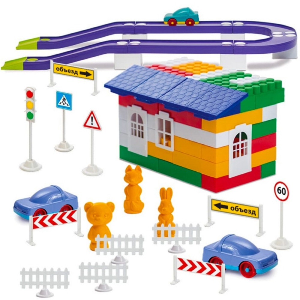 Детский конструктор "Лидер" №6 1-055, 250 деталей