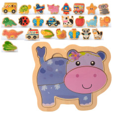 Дерев'яна іграшка Пазли MD 2283