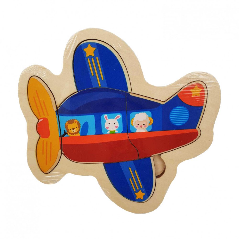 Дерев'яна іграшка Пазли MD 2283